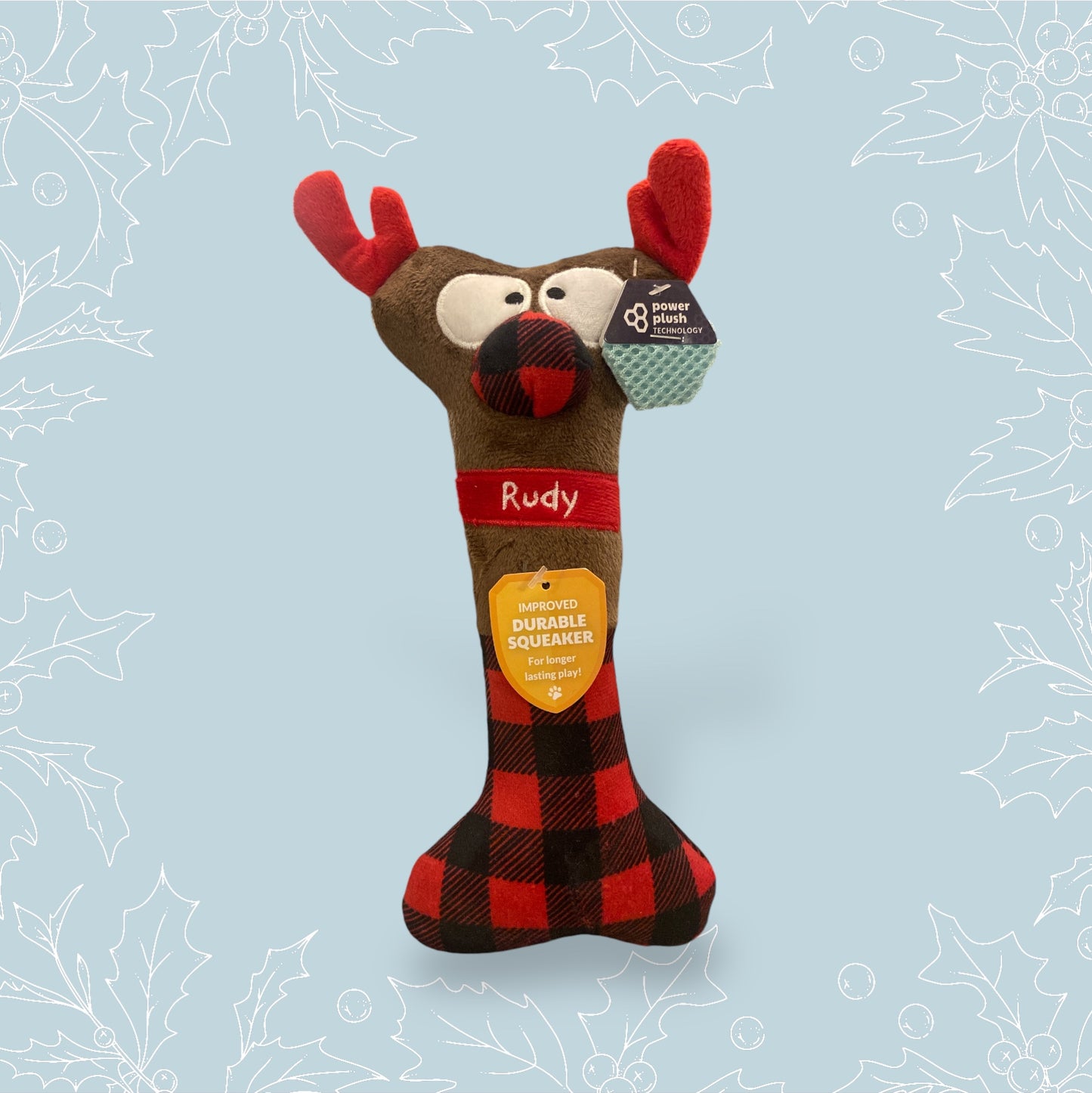 Christmas Reindeer Bone Dog Toy