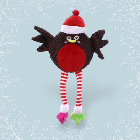 Christmas Robin Dog Toy