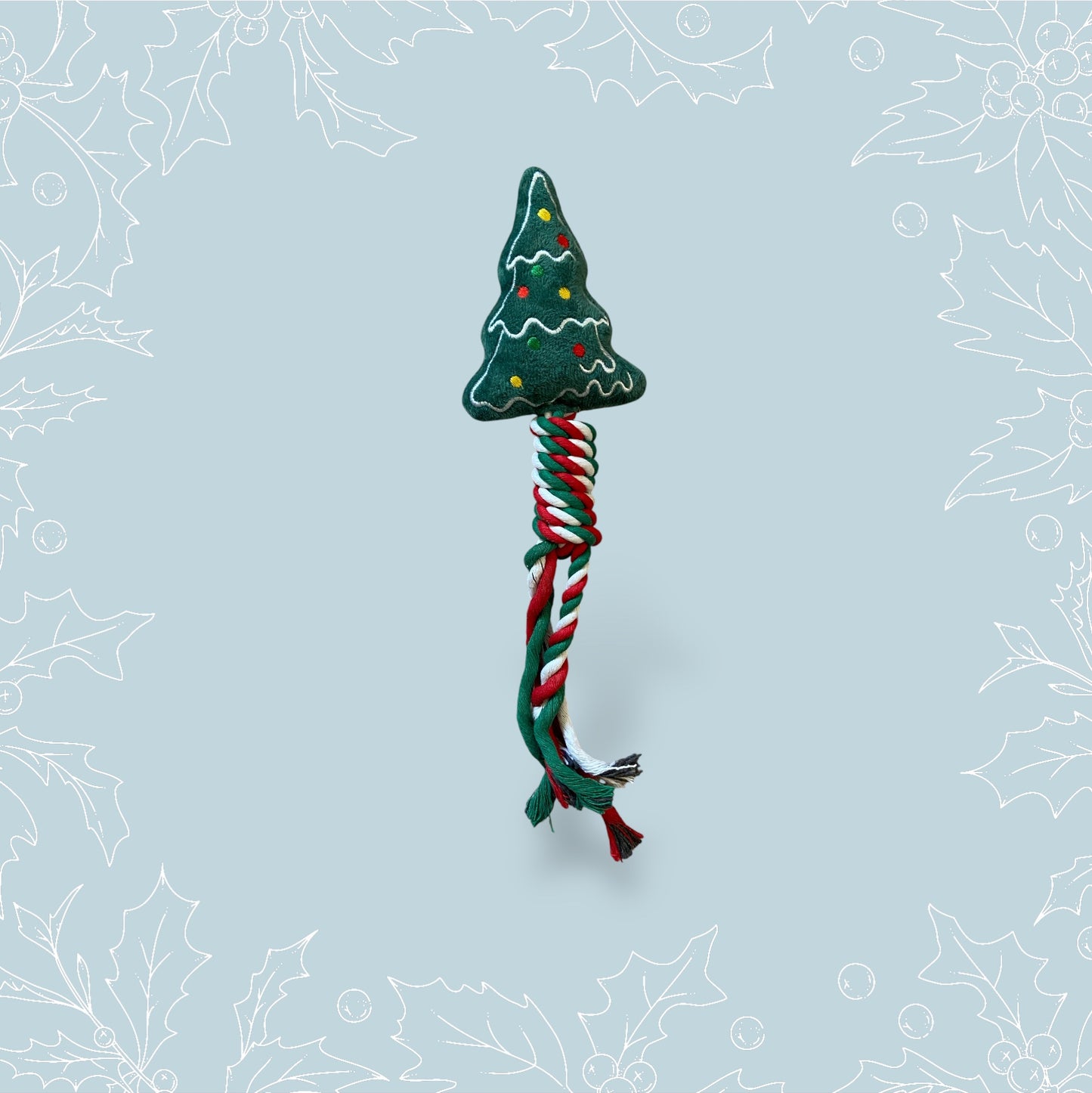 Christmas Tree Tug Dog Toy