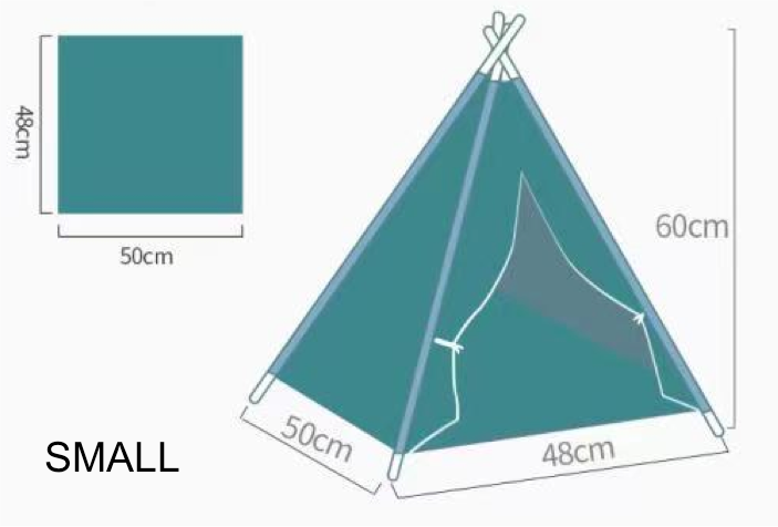 Luxury Pet Dog Cat Teepee Tent Bed 